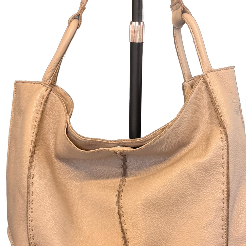 The Sak Tan Los Feliz Hobo Purse-Premium Larger Leather Bag